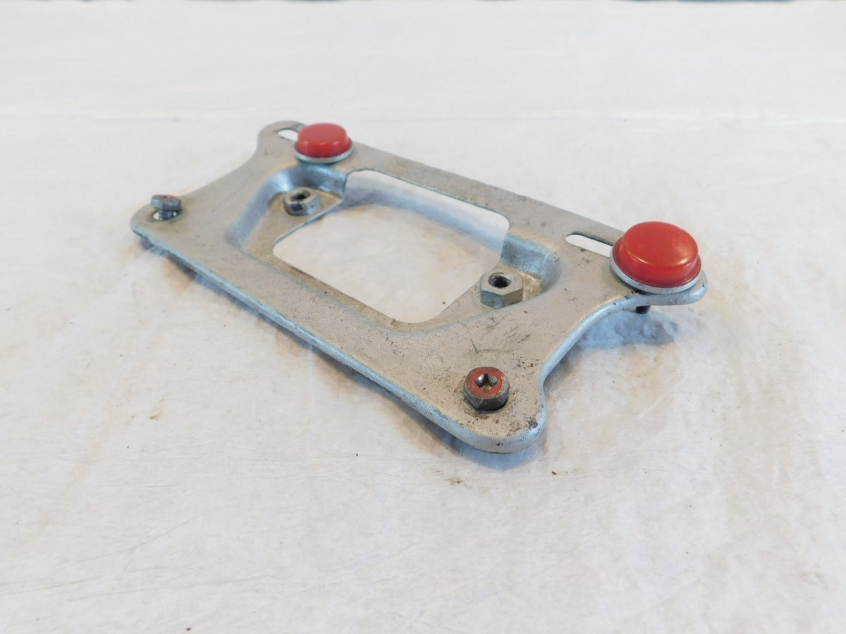 1982 Honda CM450C 450 Custom Silver Rear License Number Plate Tag Mount Bracket - C3 Cycle
