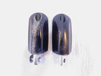 Harley Touring FXR Dyna Sportster & Softail Metal & Rubber Footpegs Footrests - C3 Cycle