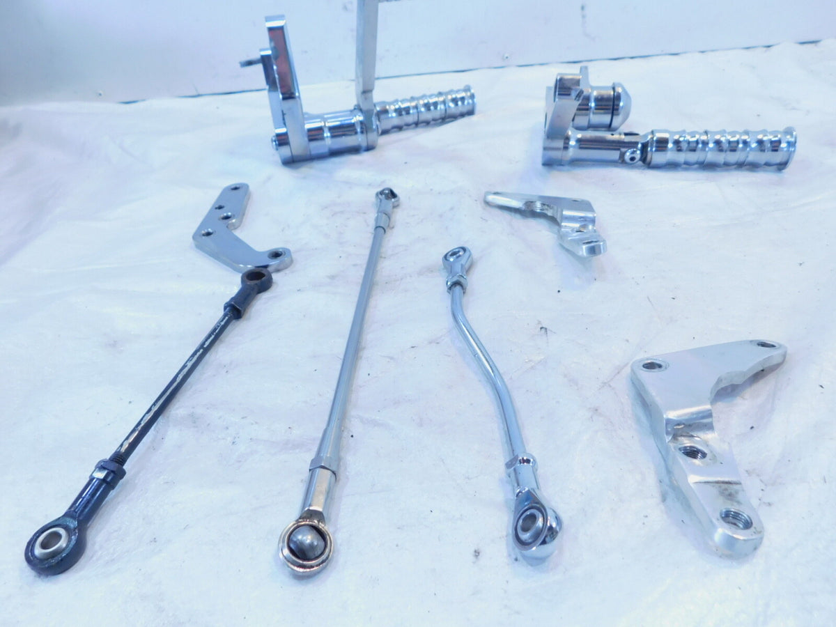 Titan Phoenix ZRM ZSX Softail Left Right Brake & Shifter Forward Control Pedals - C3 Cycle