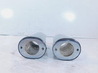 Harley Road King & Electra Glide & Softail Chrome Front Fork Slider Cover Tins - C3 Cycle