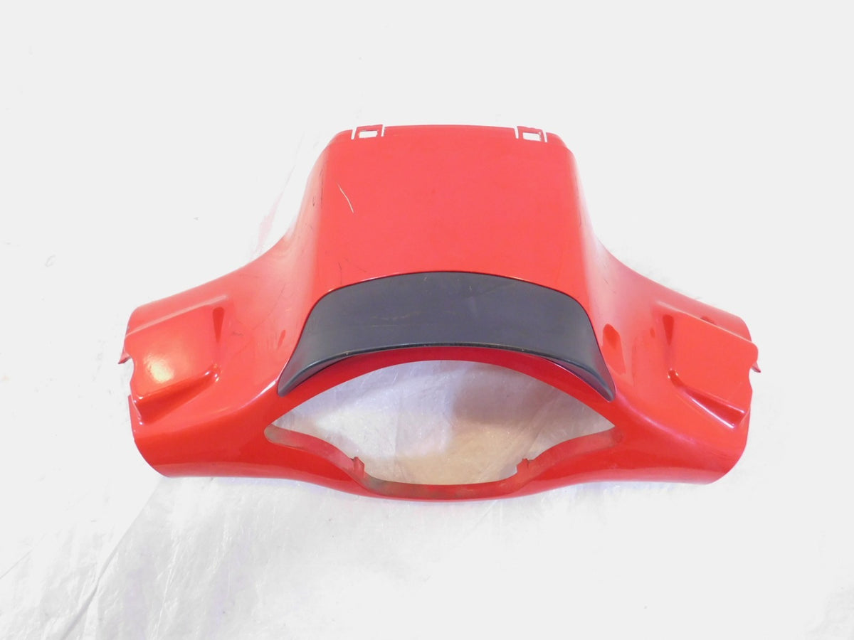 Piaggio Vespa Primavera 50 125 150 Red Front Upper Handlebar Cover Fairing - C3 Cycle