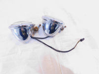 Harley Touring Road King Electra Glide Auxiliary Passing Fog Light Lamps -CUSTOM
