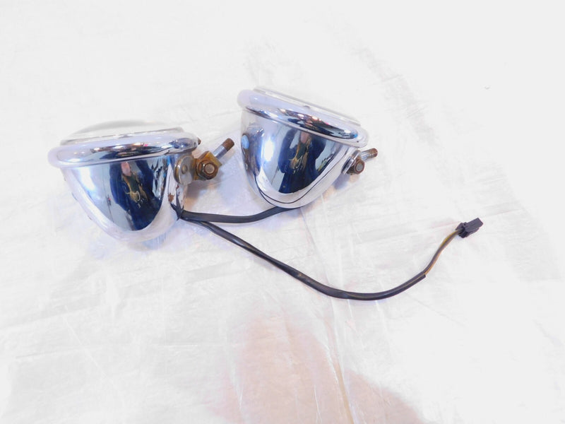 Harley Touring Road King Electra Glide Auxiliary Passing Fog Light Lamps -CUSTOM