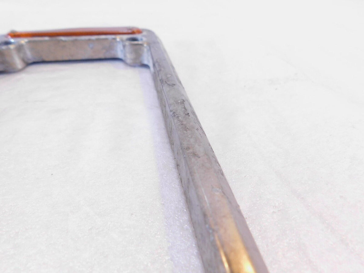 1993-1998 Harley Davidson Dyna Wide Glide Polished License Plate Bracket Trim - C3 Cycle