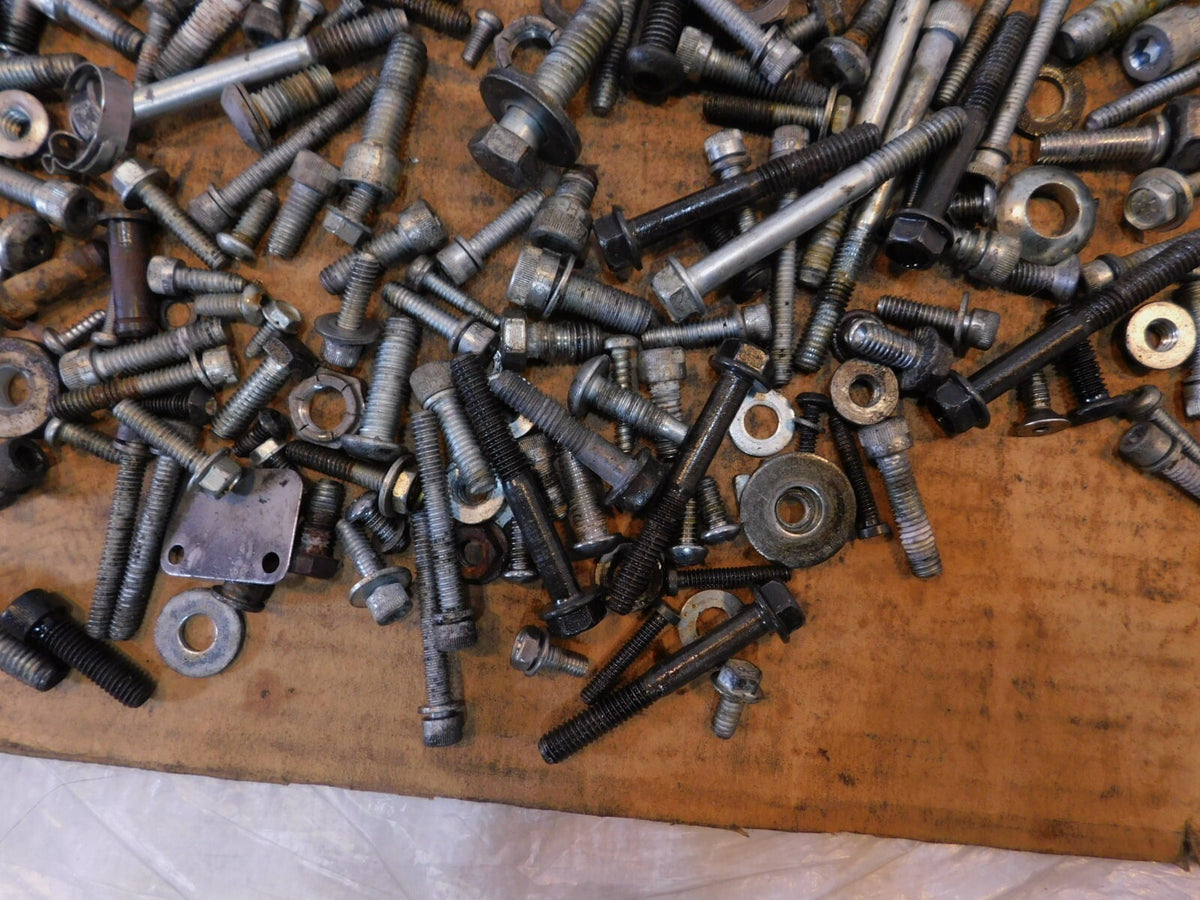 2007 07 Harley Davidson Sportster XL1200N Nuts Bolts & Brackets Parts Box Lot - C3 Cycle