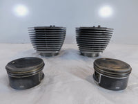Harley Davidson Twin Cam Touring Dyna & Softail Engine Pistons & Black Cylinders - C3 Cycle