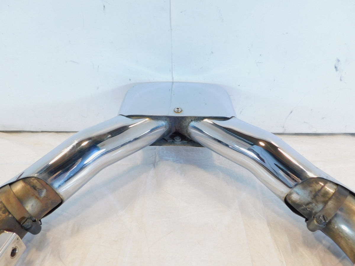 Harley Road King & Electra Glide Cobra 2 into 1 Slip On Exhaust Pipe Mufflers - C3 Cycle