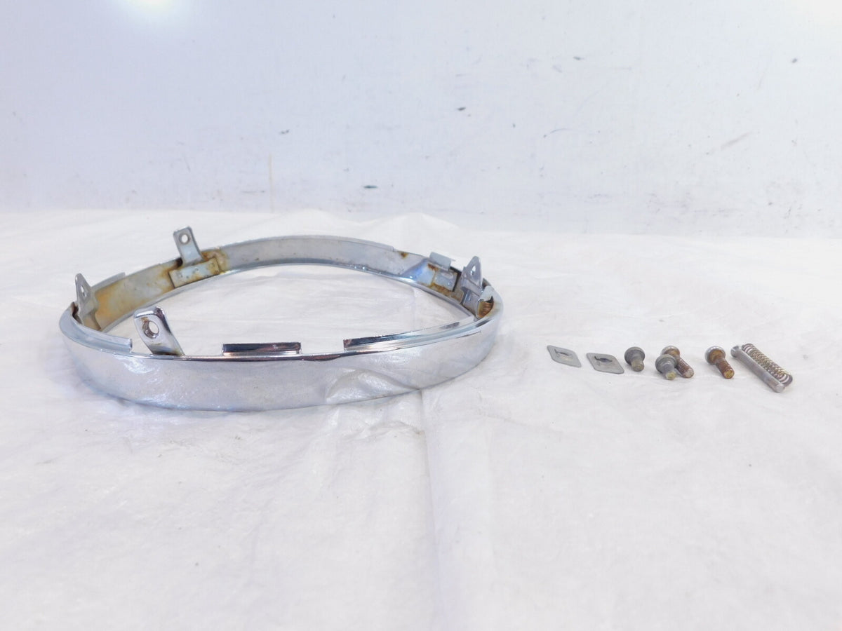 80-82 Honda CB650 Custom & Nighthawk 650 Front Headlight Head Light Housing Rim - C3 Cycle