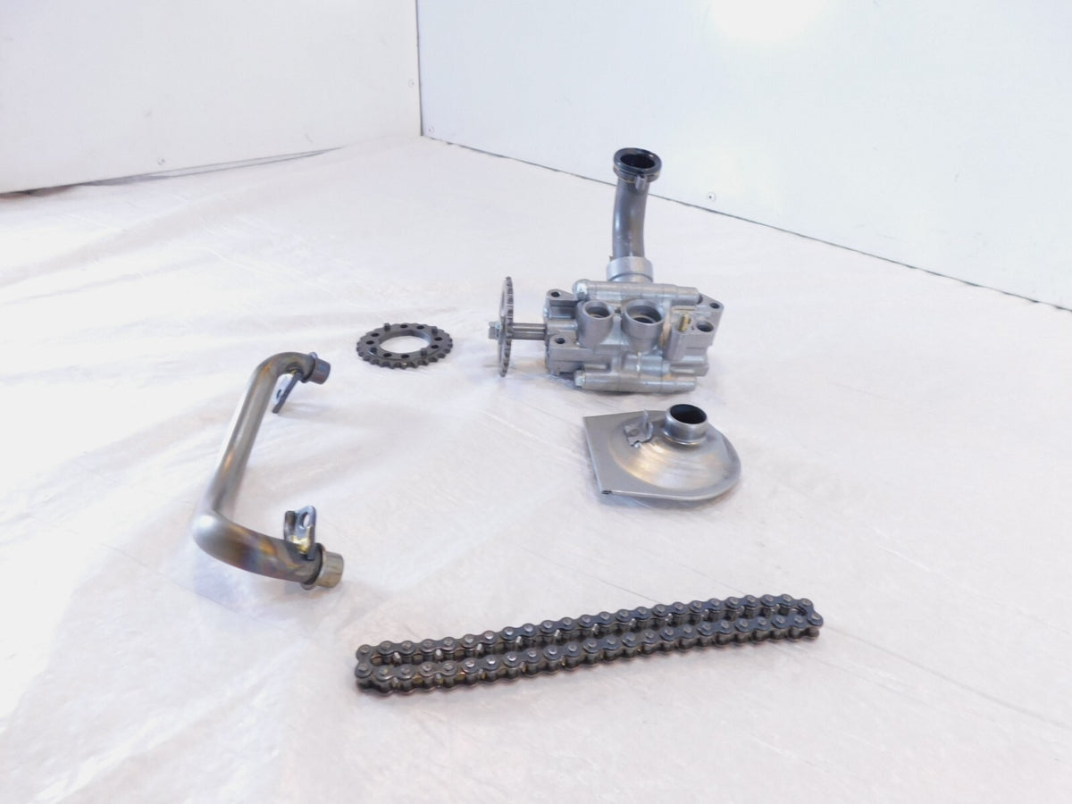 1995-2003 Honda VF750 VF750C Magna 750 Engine Motor Oil Pump Body Pipe & Chain - C3 Cycle
