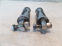 Harley Touring FXR Dyna Sportster & Softail Chrome Diamond Footpegs Footrests