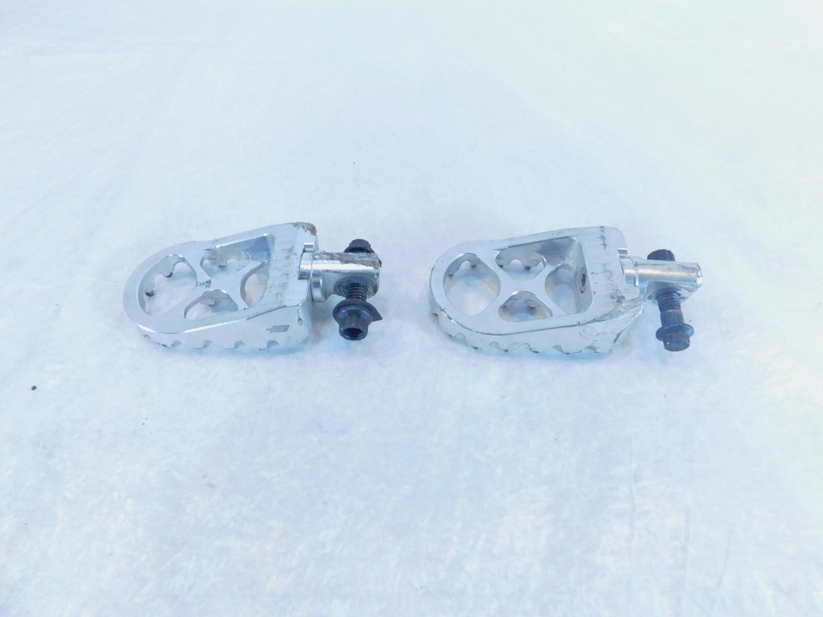 Harley Touring V-Rod Dyna Sportster FXR Softail FLO MX Style Footpegs Footrests - C3 Cycle