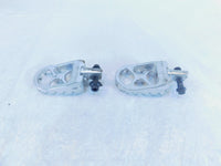 Harley Touring V-Rod Dyna Sportster FXR Softail FLO MX Style Footpegs Footrests - C3 Cycle