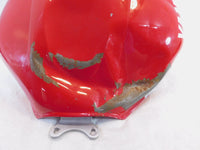1999-2002 Yamaha YZFR6 YZF R6 Red White Gas Petrol Fuel Tank Reservoir - Dented - C3 Cycle