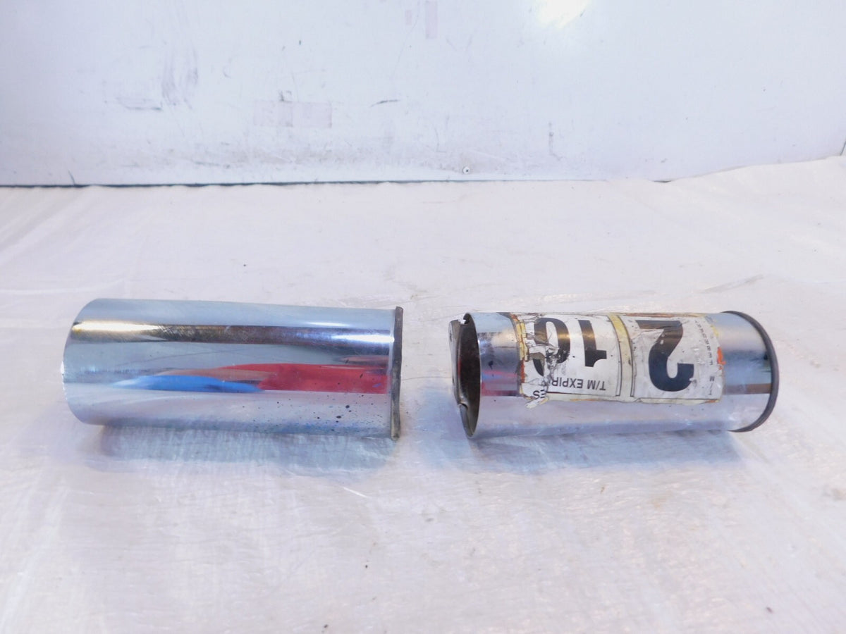 Honda VTX 1800 VTX1800C VTX1800F VTX1800N Dual Chrome Front Fork Upper Covers - C3 Cycle