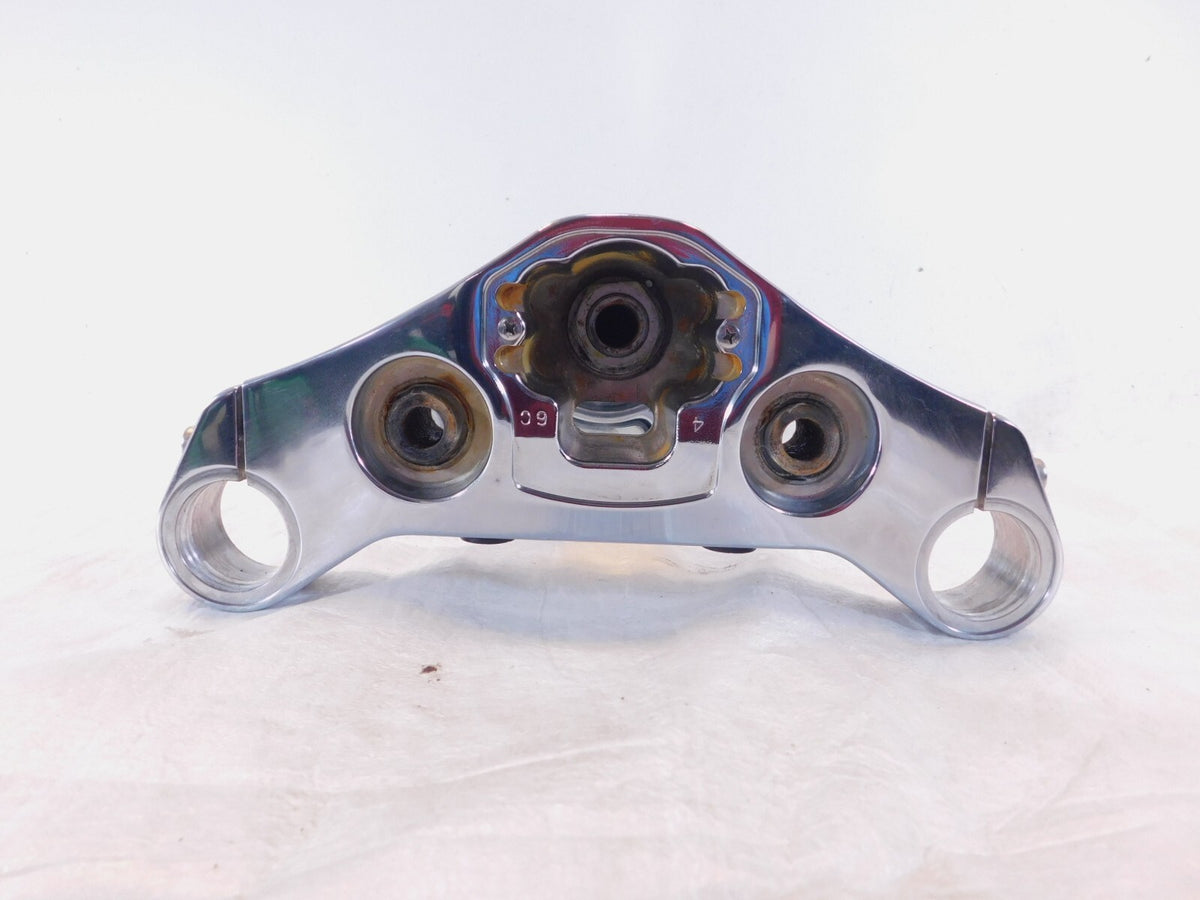 2004-2006 Victory Vegas Chrome Front Fork Triple Tree Brackets w/ Steering Stem - C3 Cycle