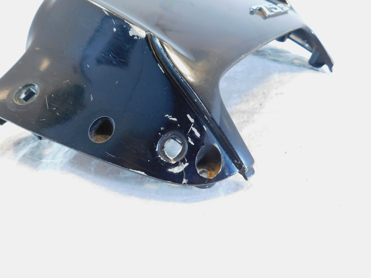 86-95 BMW K75S Black Front Upper Headlight Center Cover Fairing Cowl Panel Trim - C3 Cycle