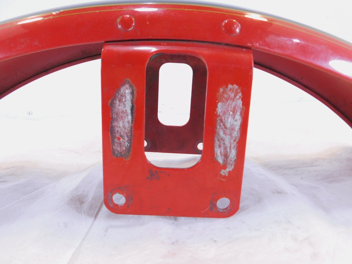 Harley Davidson Sportster 883 & 1200 & Dyna Red & Black Front Wheel Cover Fender - C3 Cycle