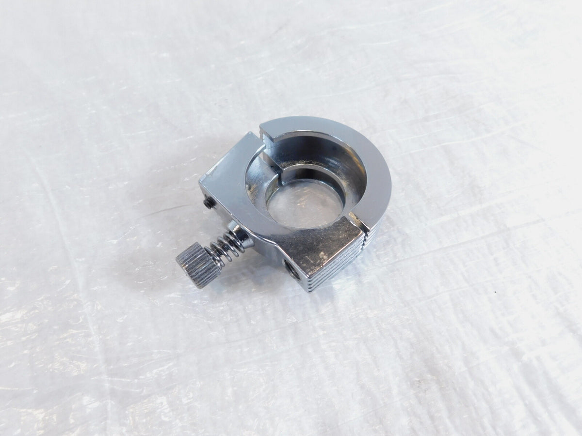 Harley Davidson Sportster Dyna & FXR 1" Chrome Handlebar Throttle Cable Clamp - C3 Cycle