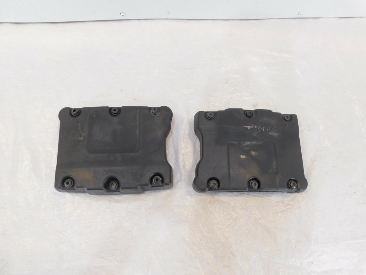 Harley Davidson Touring Dyna & Softail Black Wrinkle Cylinder Head Rocker Boxes - C3 Cycle