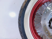 Harley Davidson Softail Heritage Classic Deluxe Spoked Front Wheel Red Rim Tire - C3 Cycle
