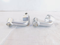 Royal Enfield Continental GT 650 Silver Front Left/Right Handlebar Riser Clamps - C3 Cycle