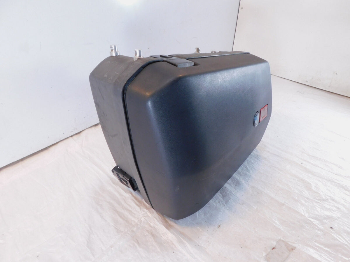 1984-1989 BMW K100RS Black Left Rear Integral Case Saddlebag Luggage Holder Box - C3 Cycle