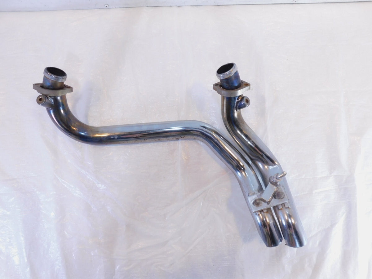 Harley Sportster XL 883 & 1200 Roadster Custom & Low Exhaust Header Dual Pipes - C3 Cycle