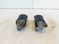Harley Davidson FXR Dyna Sportster & Softail Black Rubber Footpegs Footrests - C3 Cycle