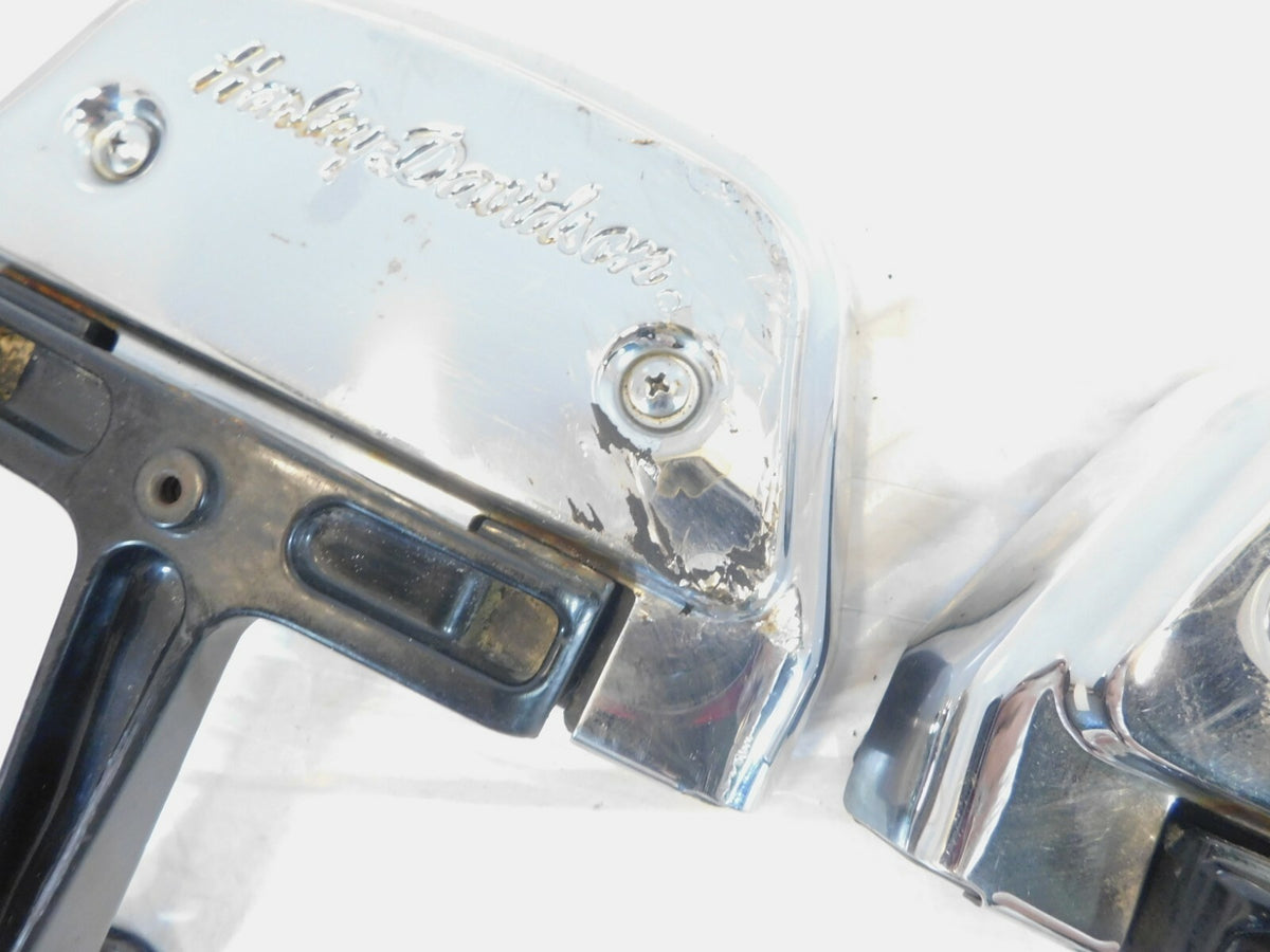 Harley Road King Electra Glide Passenger Footboard Floorboards & Mount Brackets