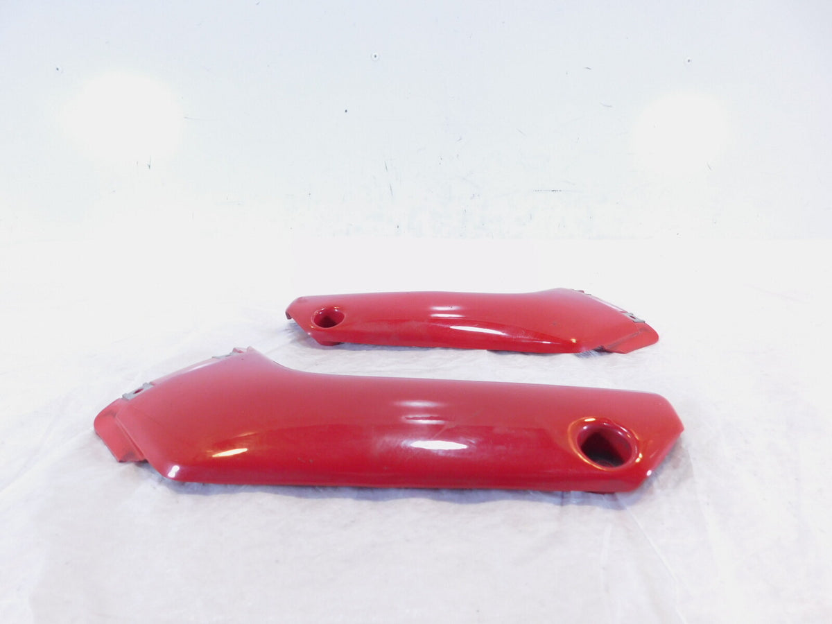 1997-2000 BMW F650 Funduro F650ST Red Front Wheel Left/Right Fork Slider Cover - C3 Cycle