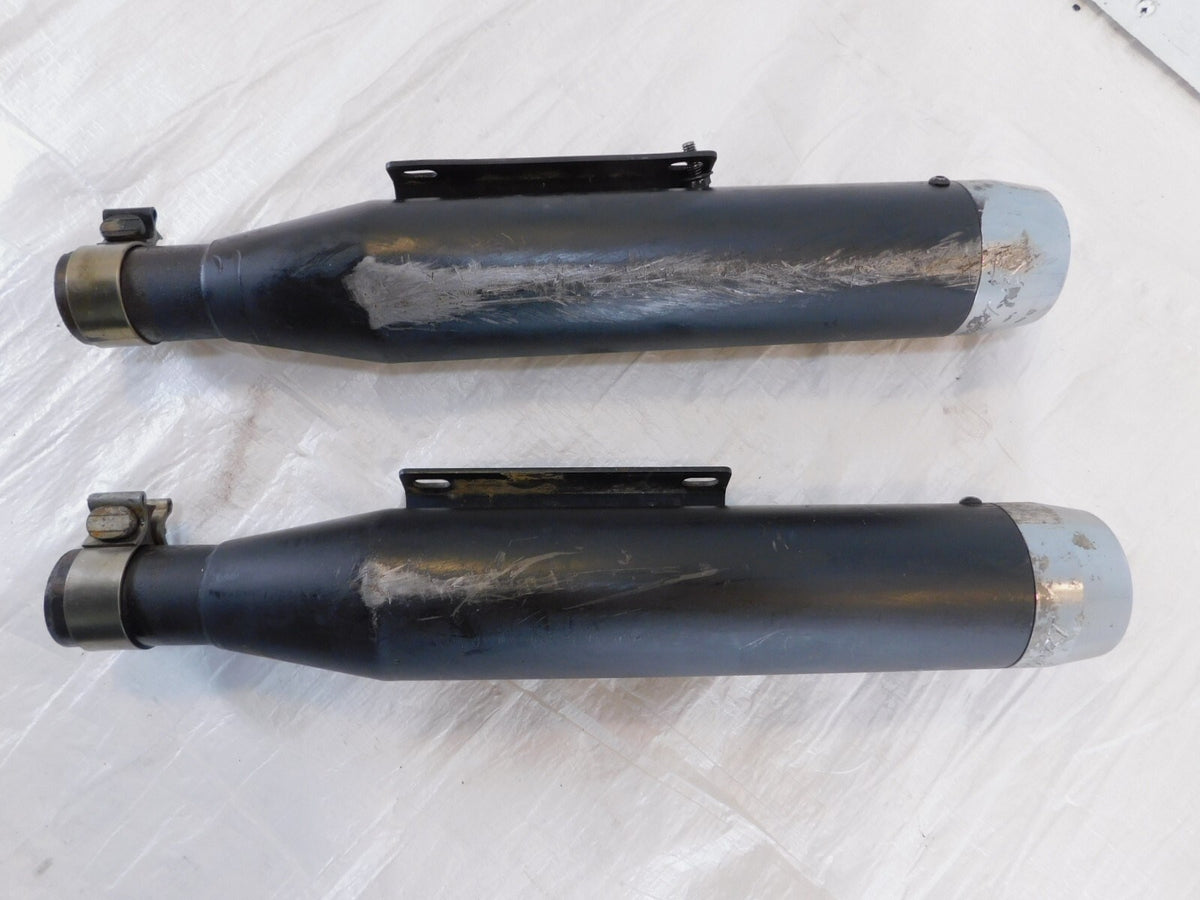 Harley Davidson Sportster 883 & 1200 Pair Rinehart Exhaust Header Pipe Mufflers - C3 Cycle