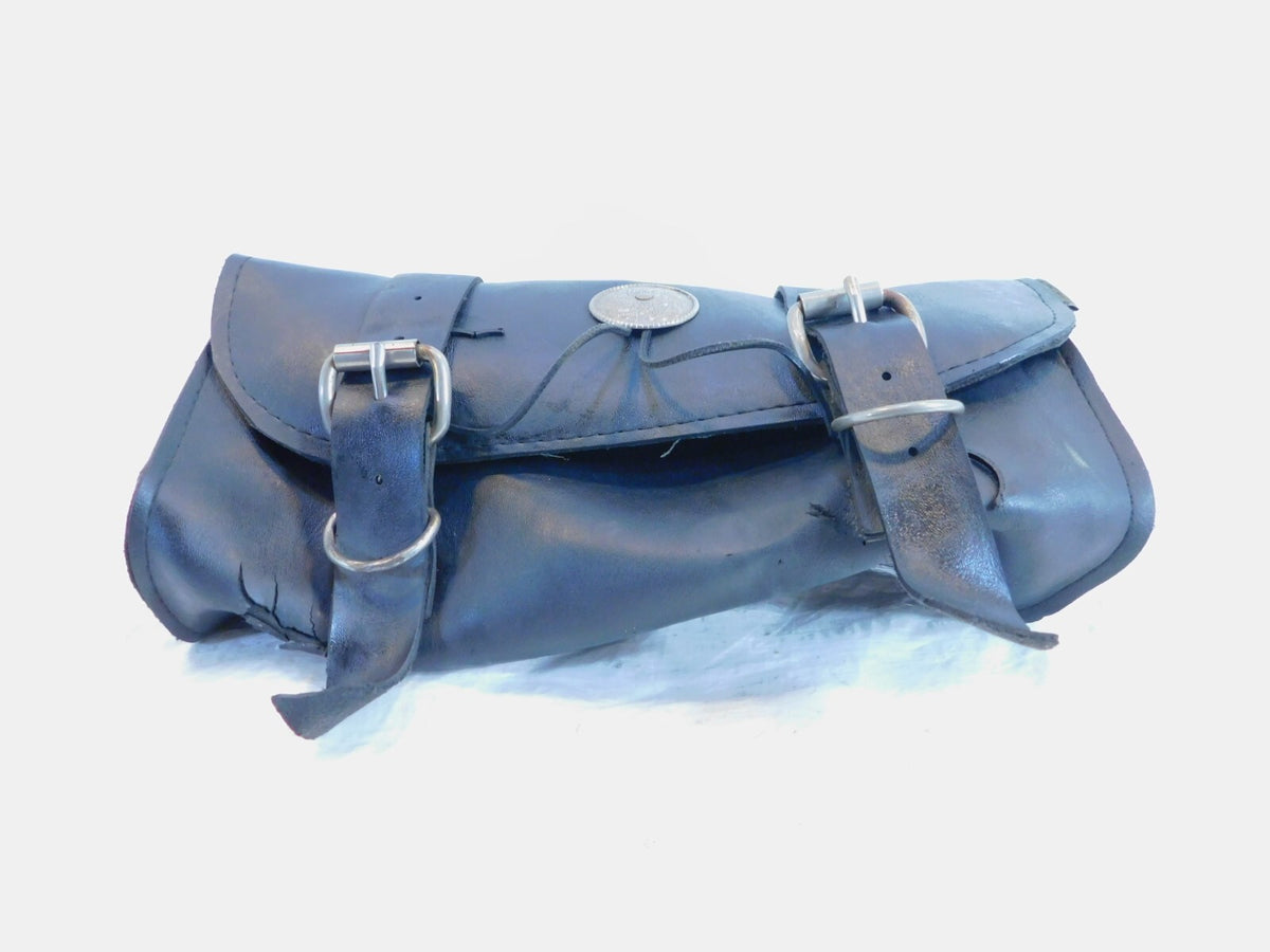 Yamaha Virago 1100 XV1100 Front Fork Leg Black Single Luggage Pouch Bag