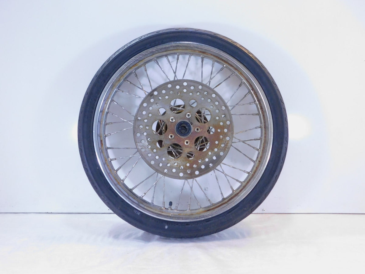 Harley Davidson Softail & Dyna Wide Glide Chrome 21" Front Wheel Rim & Rotor - C3 Cycle