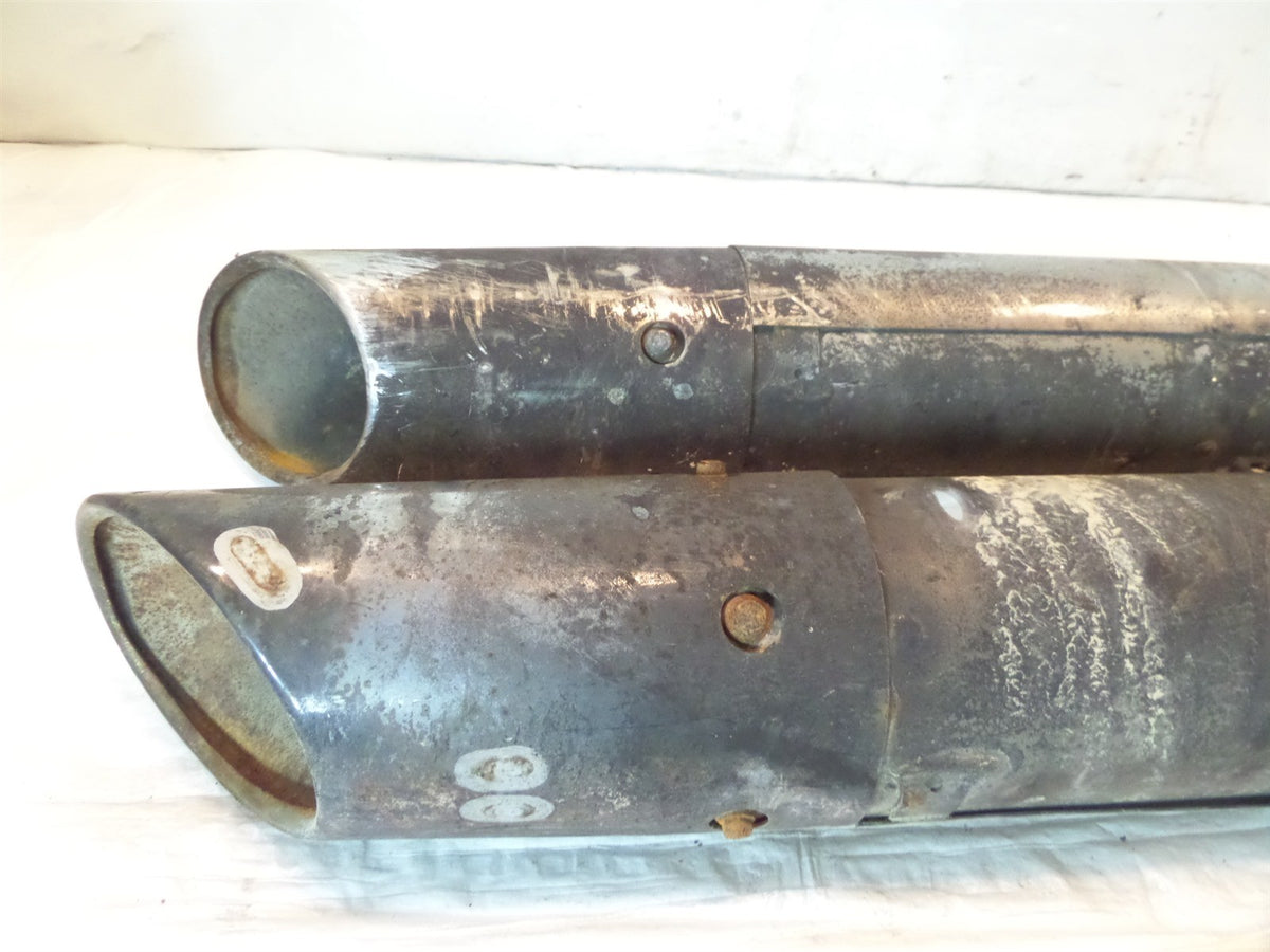 Honda GL1800 Goldwing 1800 OEM Exhaust Pipe Silencer Mufflers Cans w/ Tailpieces - C3 Cycle