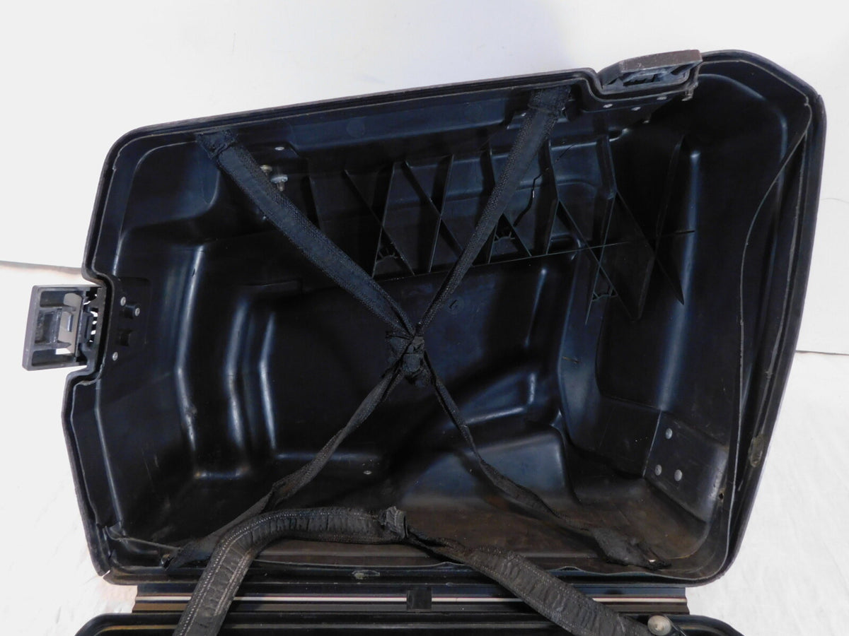 1984-1989 BMW K100RS Black Right Rear Integral Case Saddlebag Luggage Holder Box - C3 Cycle