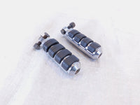 Harley Touring Dyna Sportster & Softail ISO Chrome & Rubber Footpeg Footrests