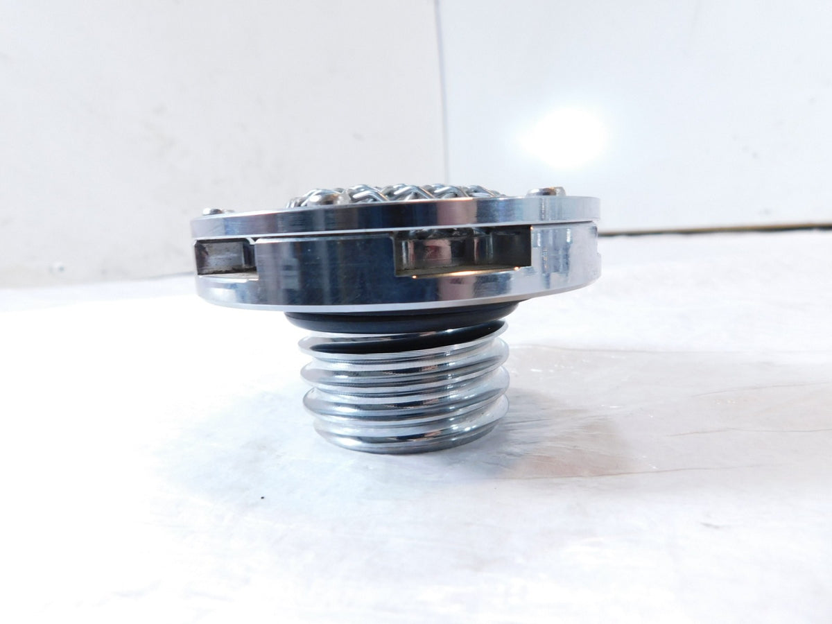 Harley Davidson Logo Sportster Dyna & Softail Chrome Fuel Tank Gas Cap Lid - C3 Cycle