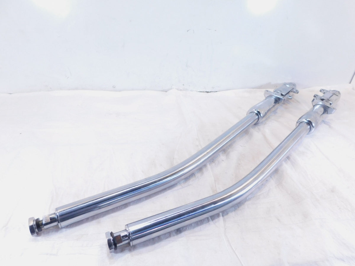 2002 American IronHorse Texas Chopper Left & Right Front Fork Leg Shocks - Bent - C3 Cycle