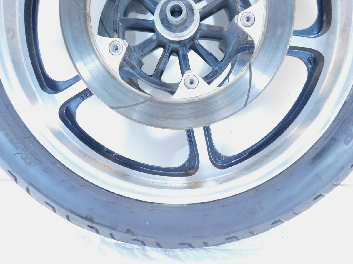 1985 & 1986 Honda VT1100C Shadow 1100 Cast 5 Spoke Front Wheel Rim Tire & Rotors - C3 Cycle