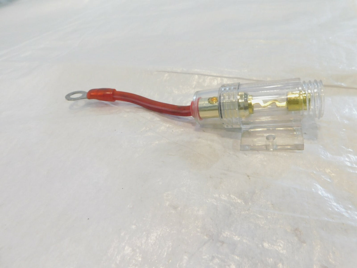 2006 06 Suzuki Hayabusa GSX1300R Sound System Fuse Line Wire Cable - Powerbass - C3 Cycle