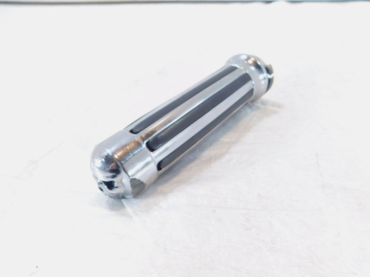Yamaha V-Max VMX12 Virago 535 & 1100 Chrome Skull Right Handlebar Throttle Grip - C3 Cycle
