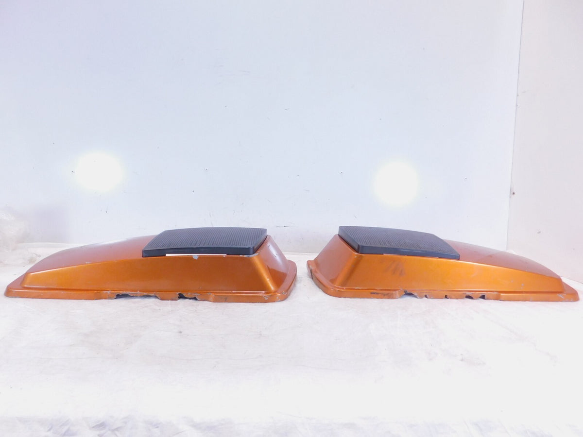 Harley Davidson Road King Street Electra Glide Speaker Saddlebag Cover Lids