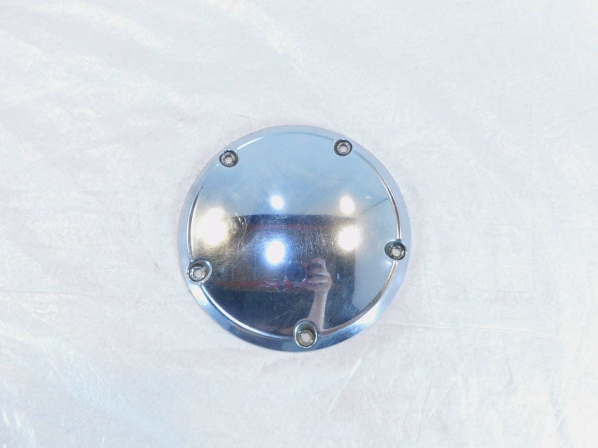 Harley Davidson Twin Cam Touring Dyna Softail Chrome Derby Clutch Cover 25415-99 - C3 Cycle