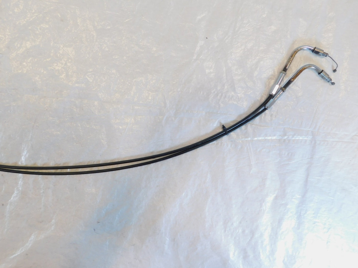 1999-2009 Harley Davidson Softail FXSTBI Night Train Throttle & Idle Cable Set - C3 Cycle