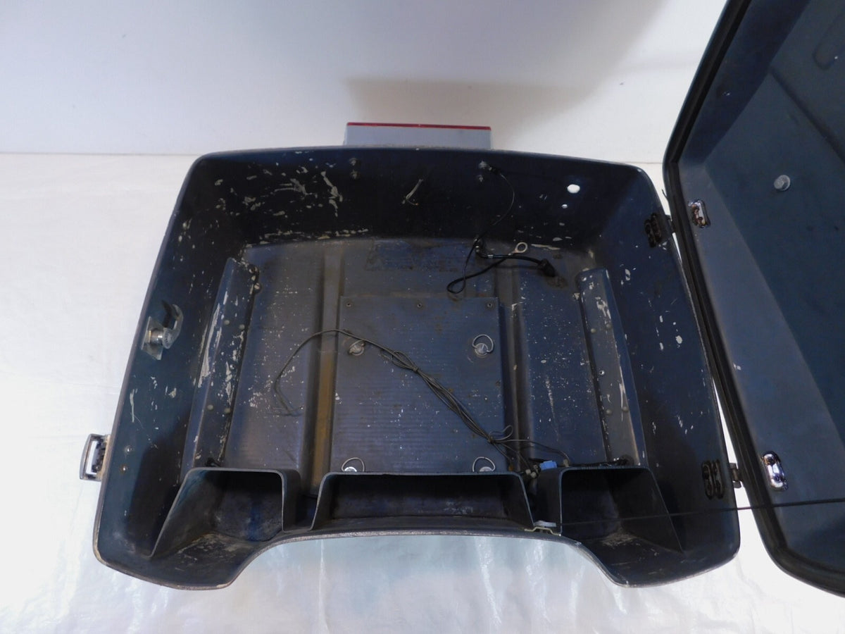 1984 84 Harley Davidson Tour & Electra Glide Tan Luggage Top Box Case & Lid - C3 Cycle