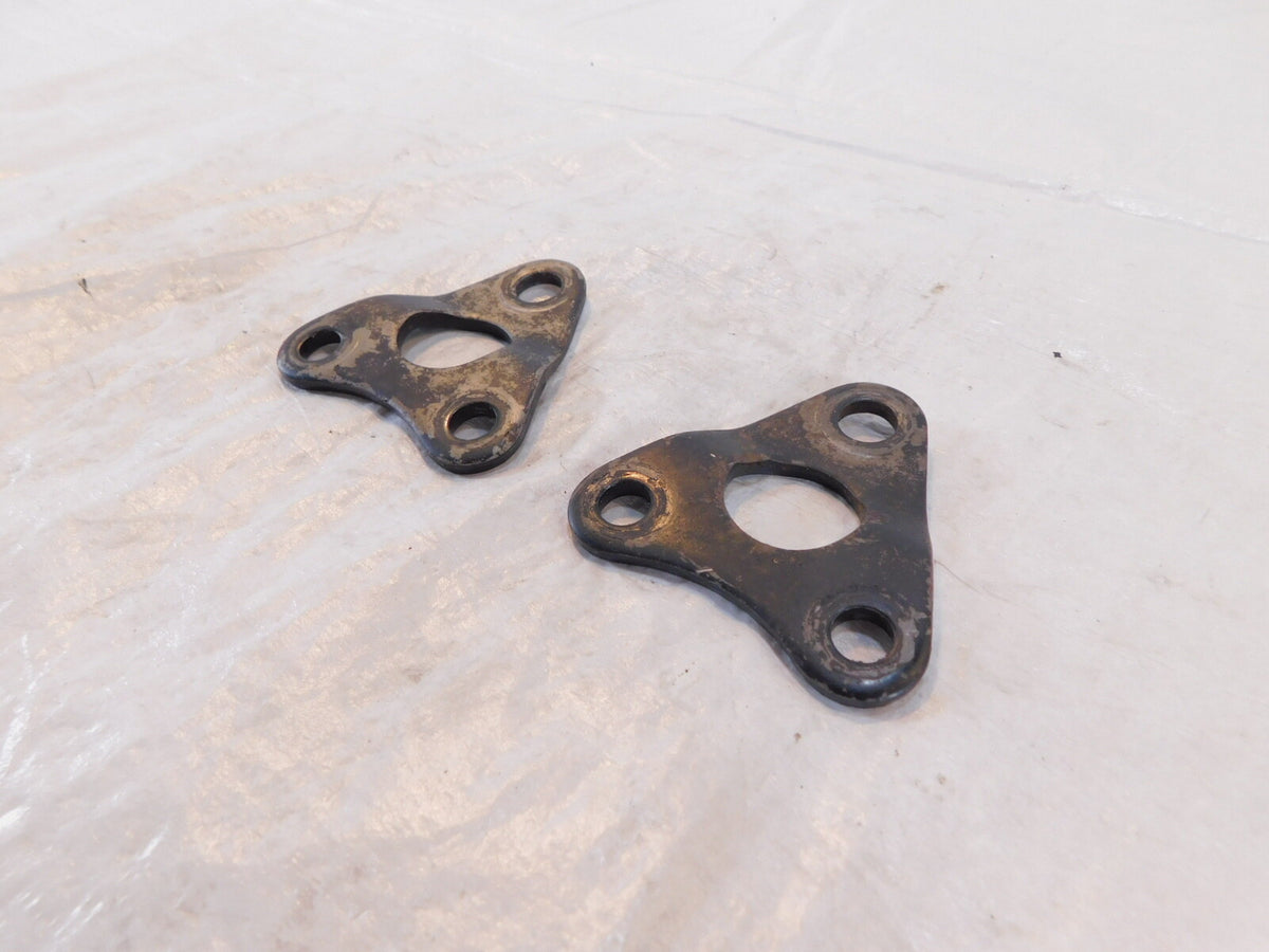 1982 82 Yamaha XJ750 Maxim 750 Black Front Left/Right Engine Mount Stay Brackets - C3 Cycle