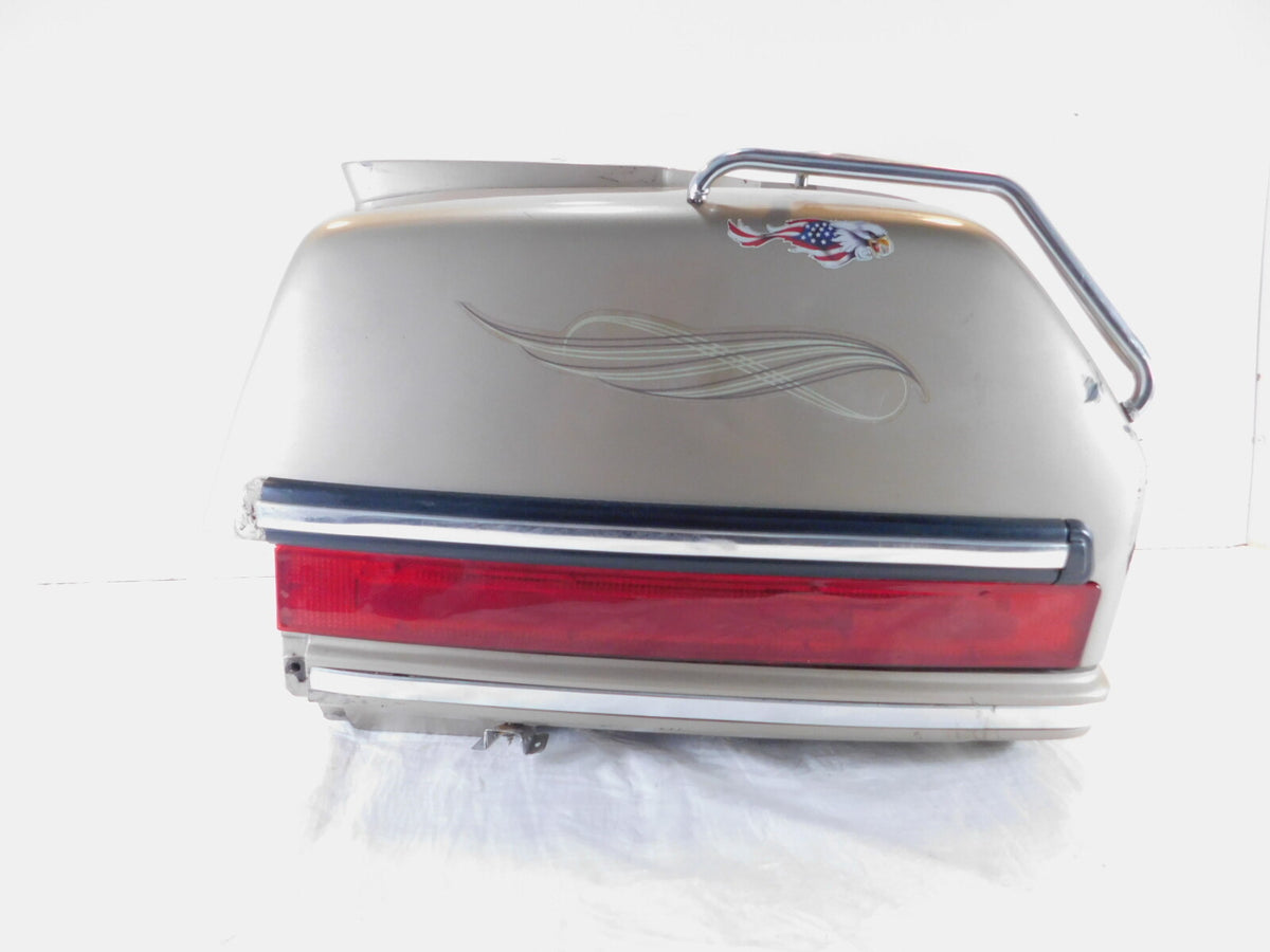 1988 Honda Goldwing GL1500 Rear Right Martini Beige Metallic Storage Saddlebag - C3 Cycle