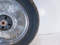 1996-2000 Honda Rebel CMX250 CMX250C Rear Spoked Wheel Rim & Hub 2.75x15 -Bent - C3 Cycle