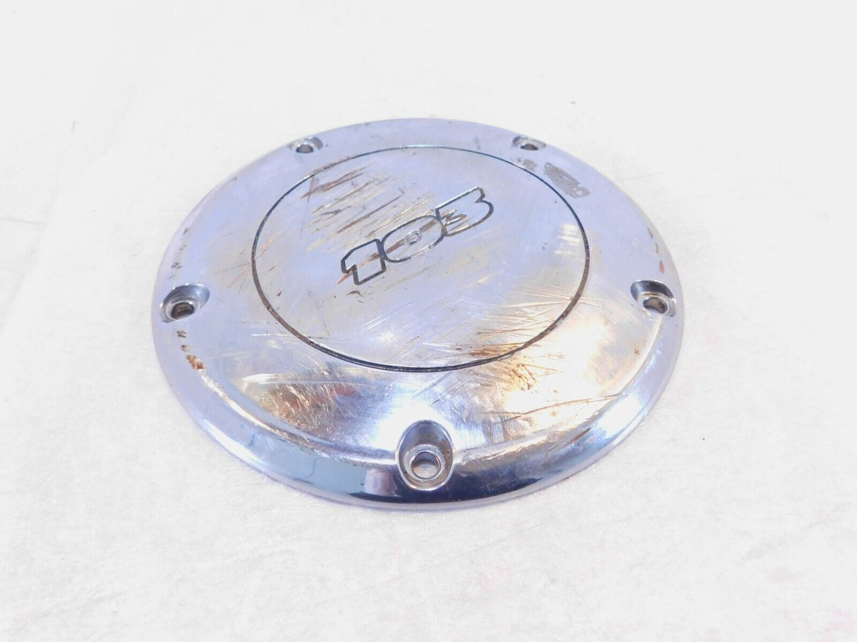 Harley Davidson Twin Cam Softail & Dyna 103" Chrome Derby Clutch Cover 25700037 - C3 Cycle