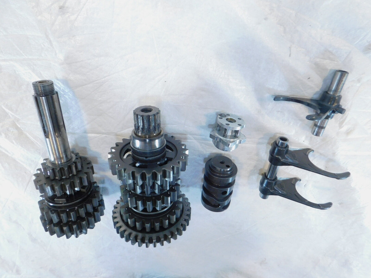 1998-2003 KTM 640 Adventure R & Duke LC4 Transmission Gears & Shifter Drum Forks - C3 Cycle